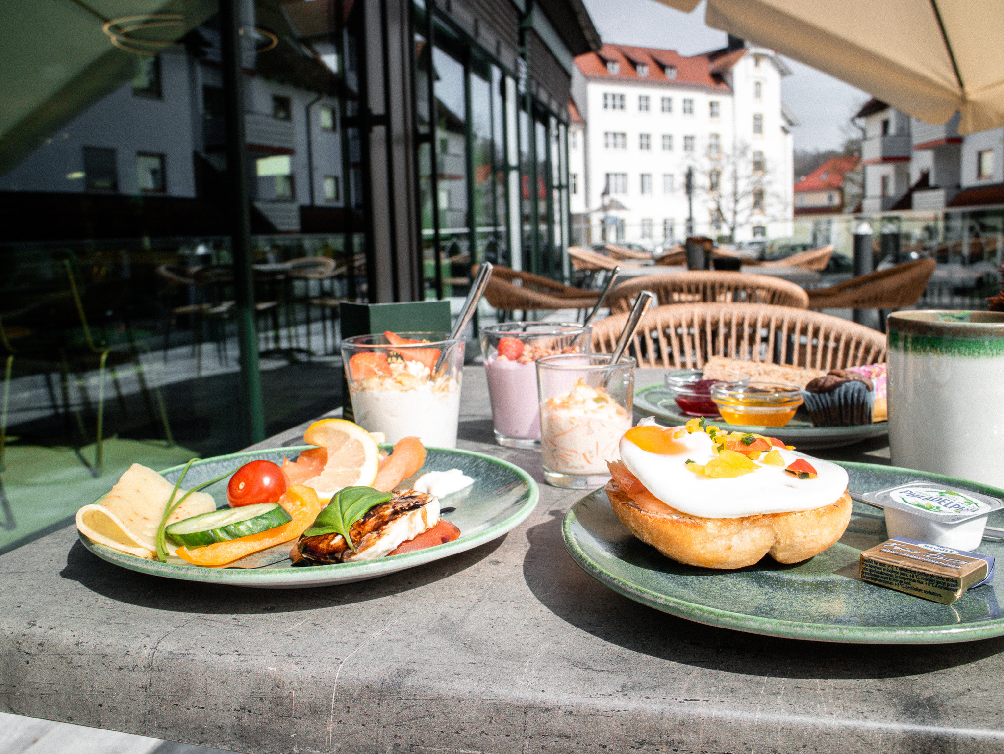 Frühstück Terrasse